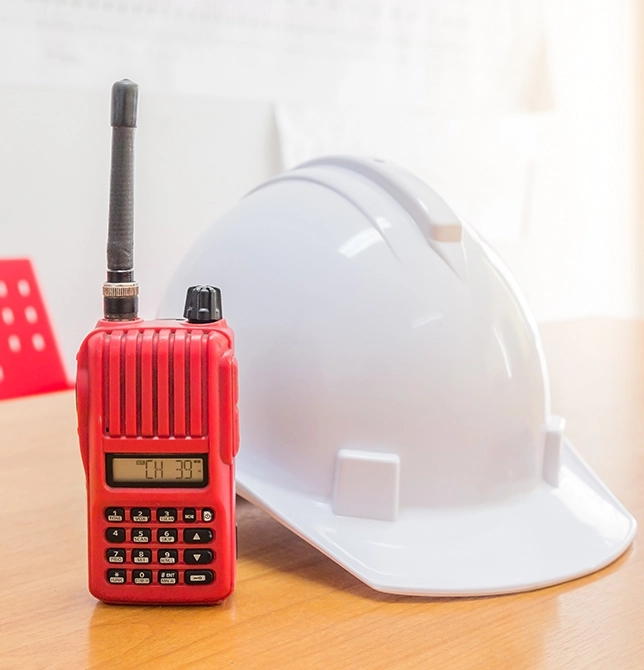 red-walkie-talkie